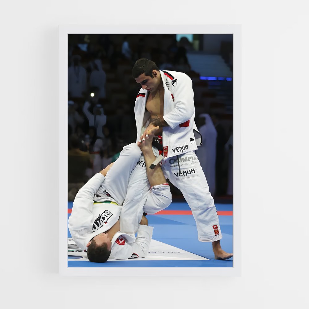Poster Leandro combattants – affiche Jiu-jitsu brésilien (vue 3)